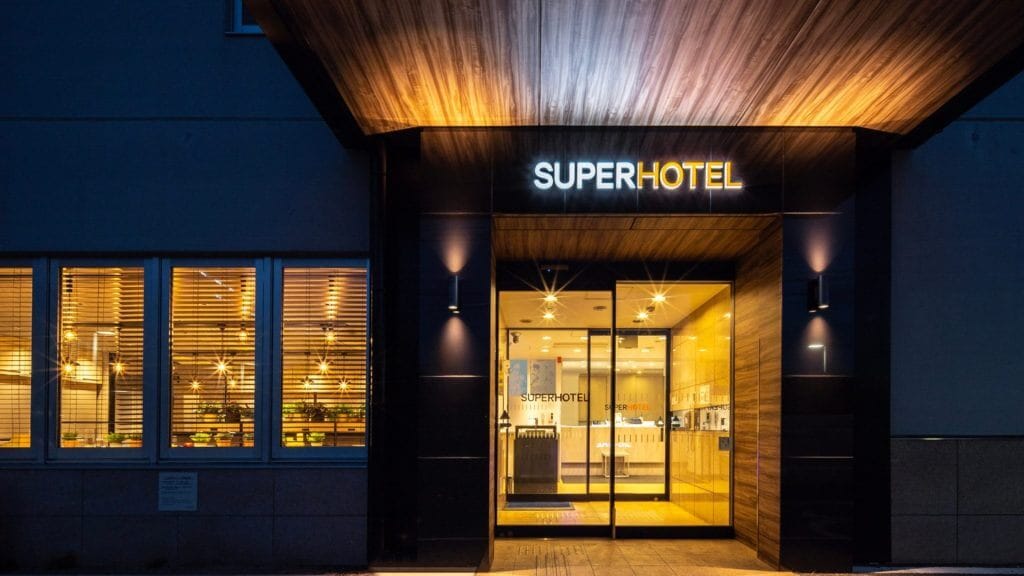 スーパーホテル岡崎の外観
