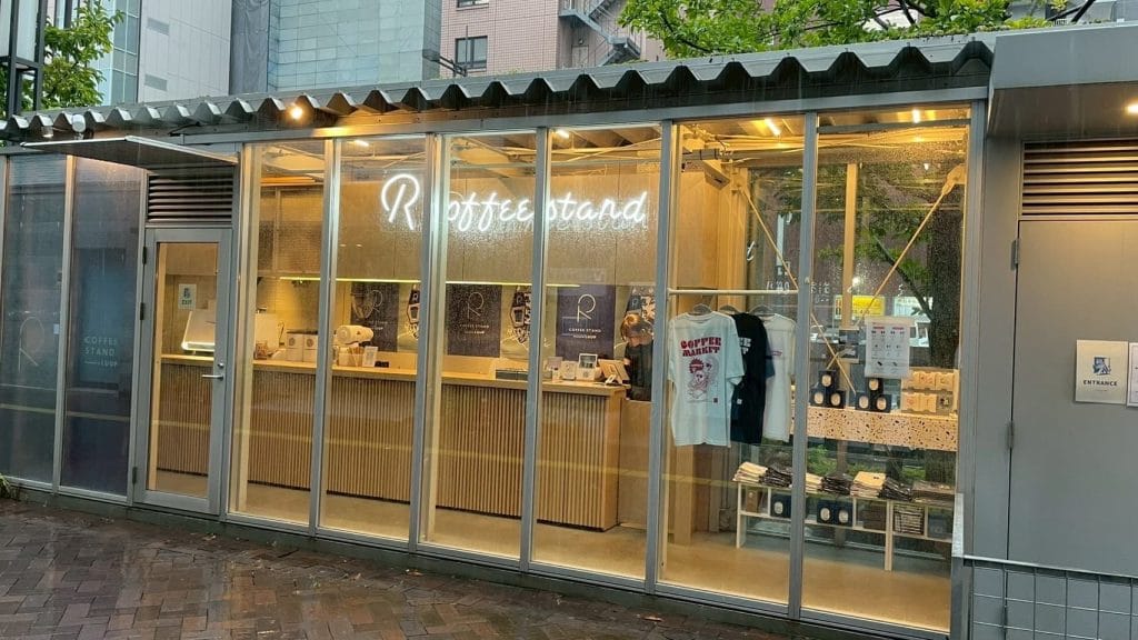 「R COFFEE STAND Powered by LUUP」の外観